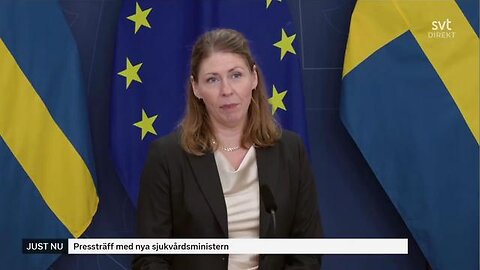 mRNA delay: Sweden's Health Minister Elisabet Lann collapses during live press conference