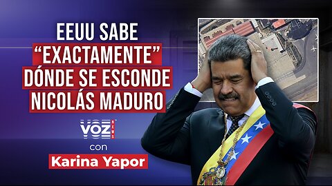 EEUU sabe “exactamente” dónde se esconde Nicolás Maduro