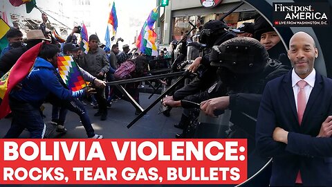 Violence In Bolivia As Pro-Morales Protesters Clash With Riot Police _ Firstpost America _ N18G
