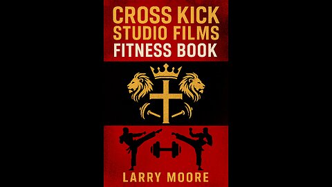 Cross kick Studio Films Fitness Book $10 Dollars