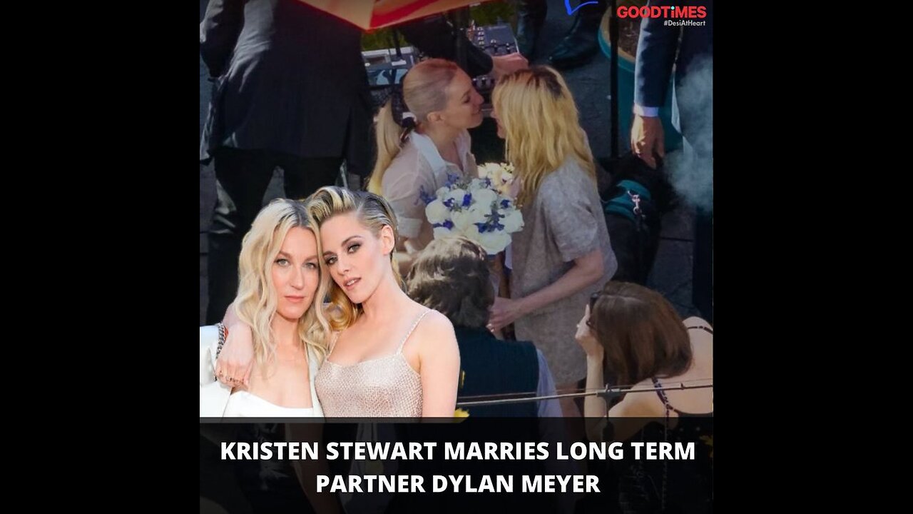 Kristen Stewart marries fiancée Dylan Meyer in intimate ceremony at LA home| Full Video