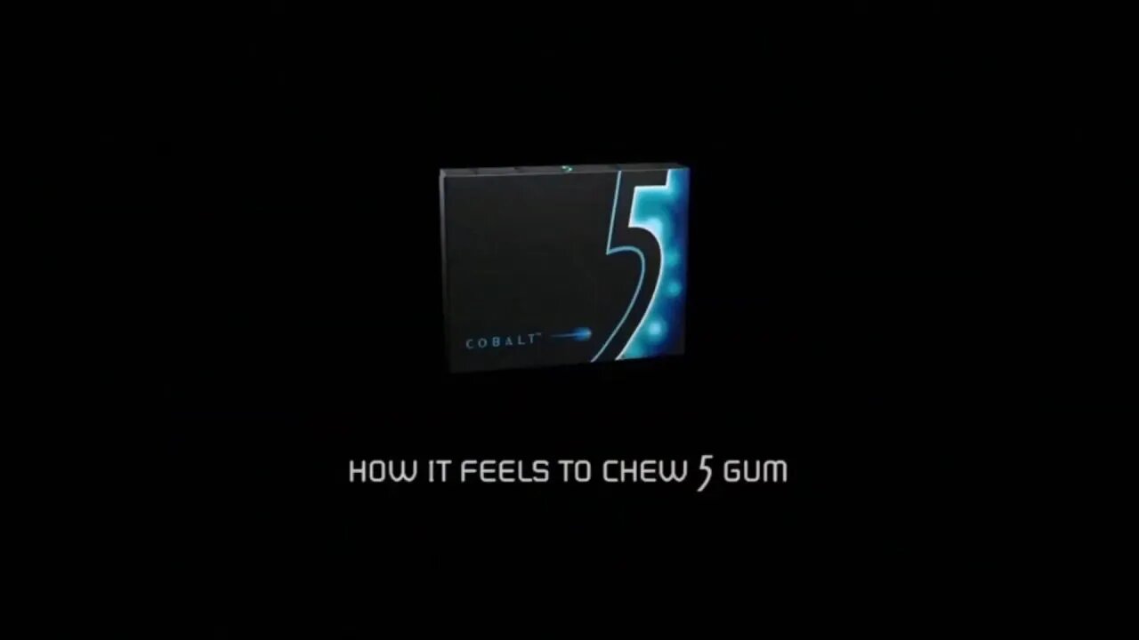 How it feels to chew 5 gum