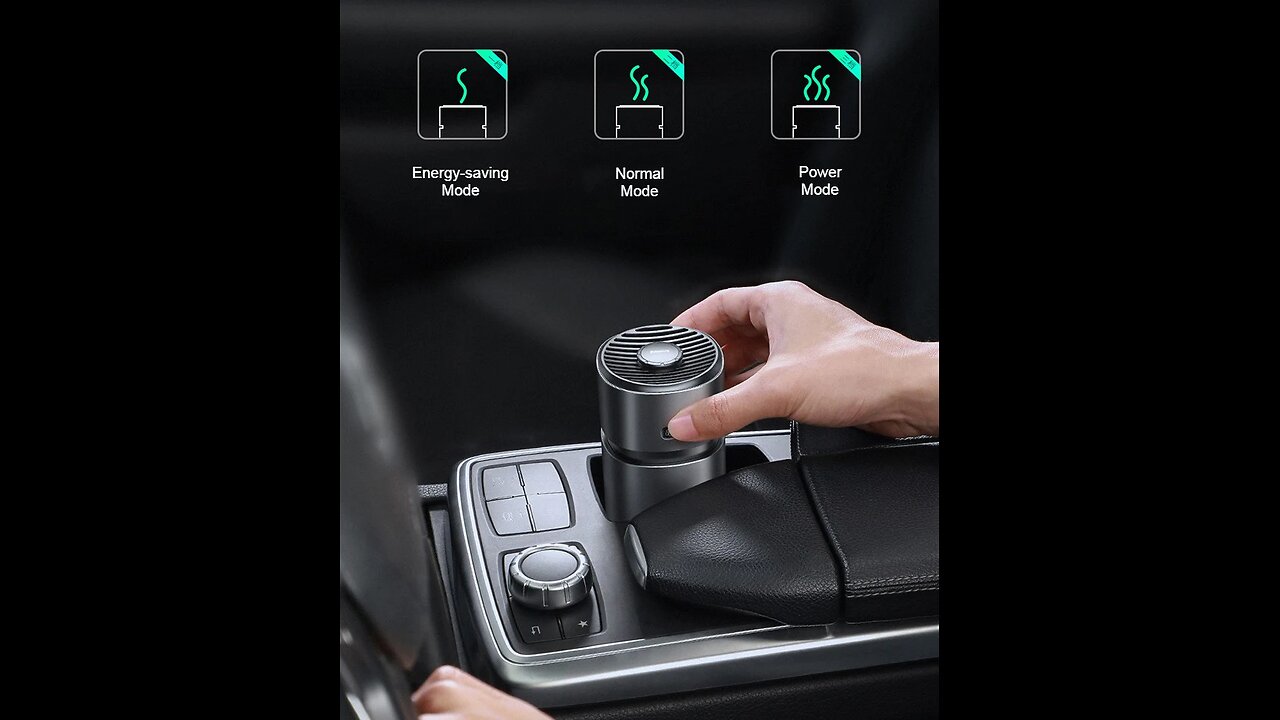 Car Aroma Fan with Formaldehyde Purification Function, Upgraded Wind System, Fast and Uniform
