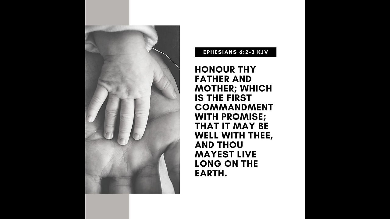 Sunday Talk with Jamal: Ephesians 6:2 15/06/25