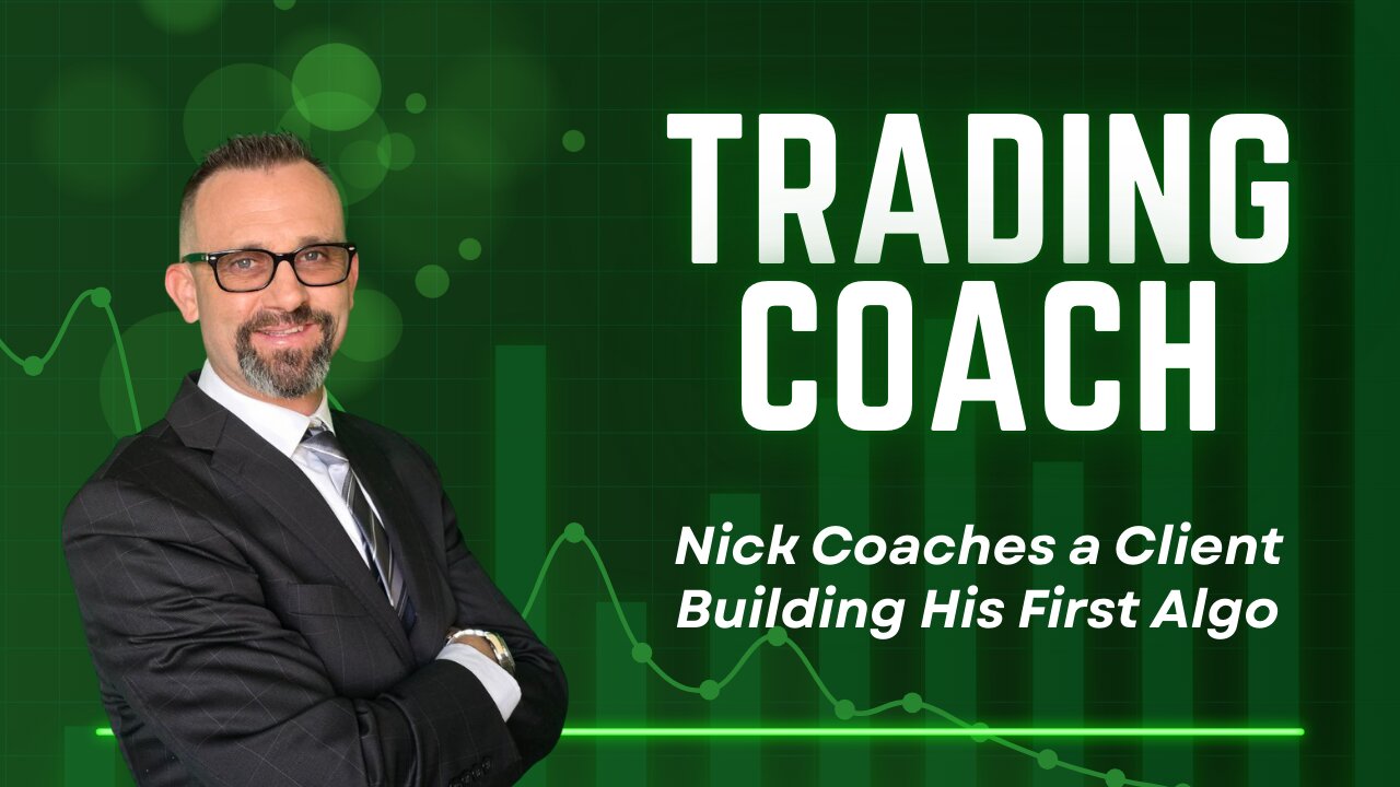 A Client Coaching Session: Building an Algo $EURUSD