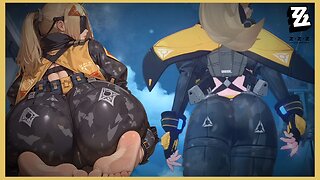 💛Walking View of Triggers Jiggly Booty in Game | zenless zone zero (18+)💛