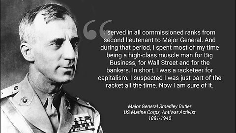 War Is A Racket By Maj. Gen. Smedley D. Butler USMC - Narrated by Jon Gold