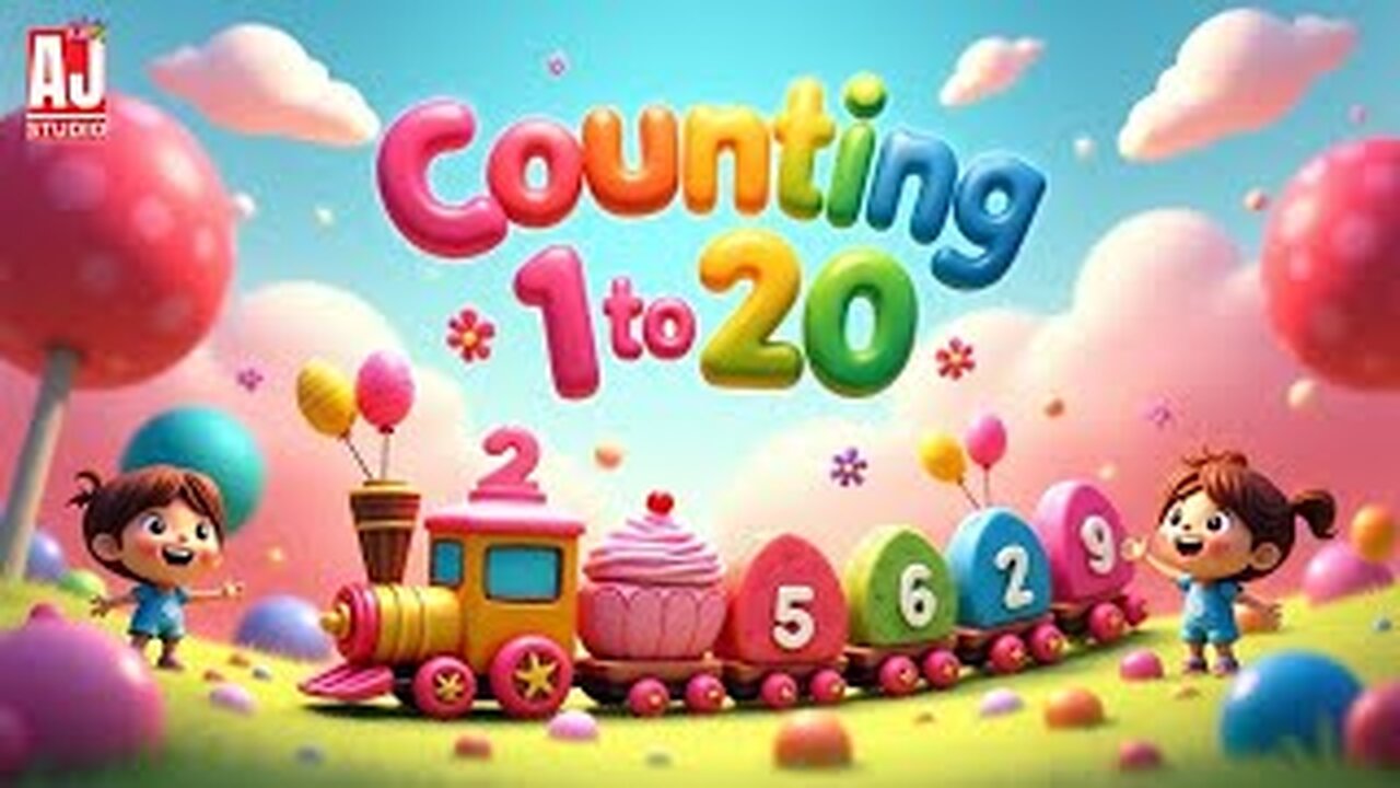 Counting 1 to 20 with Fun Animals 🐘🦒 | Learn Numbers for Kids😊