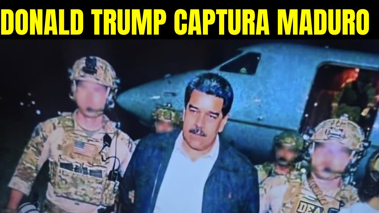 DONALD TRUMP CAPTURA MADURO