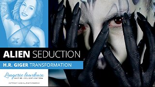 Alien seduction : Zoe Page’s full body H.R. Giger transformation