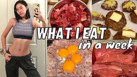 What I Eat In A Week & No-Cheese Update (Carnivore & Realistic)