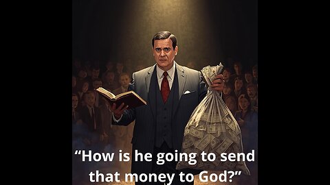 How will he send this money to God?”