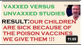 Infant Mortality Rate Link to Vaccins - Aluminum Toxicity - Vaccinated vs. Unvaccinated Studies