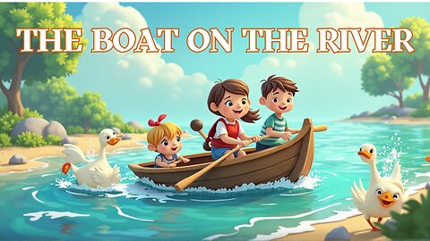 🚤 The Boat on the River – Kids Song & Sing-Along