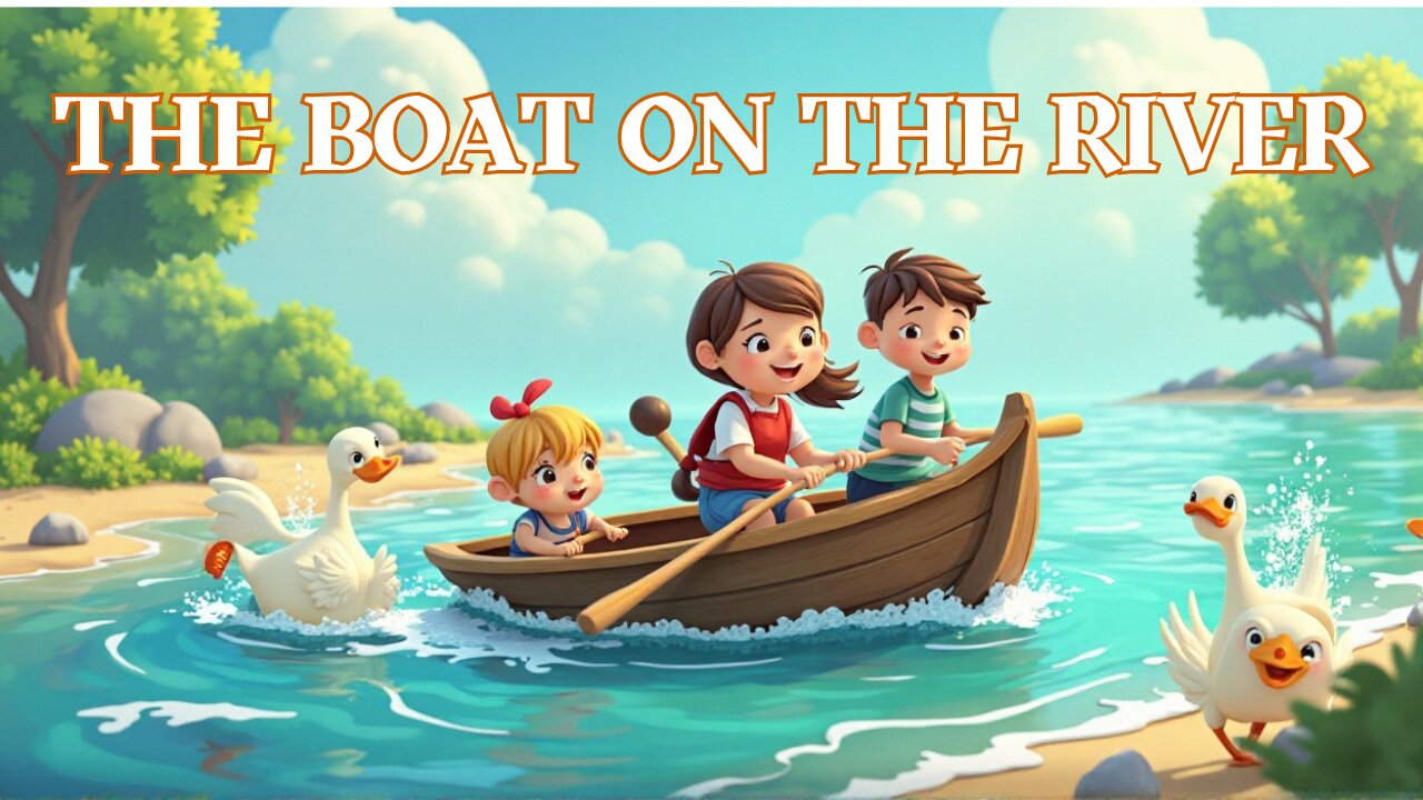 🚤 The Boat on the River – Kids Song & Sing-Along