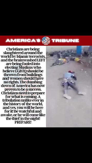 Christians are being murdered by Mulsims worldwide