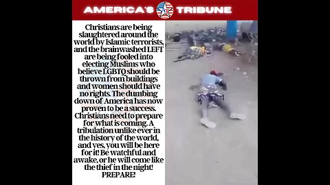 Christians are being murdered by Mulsims worldwide