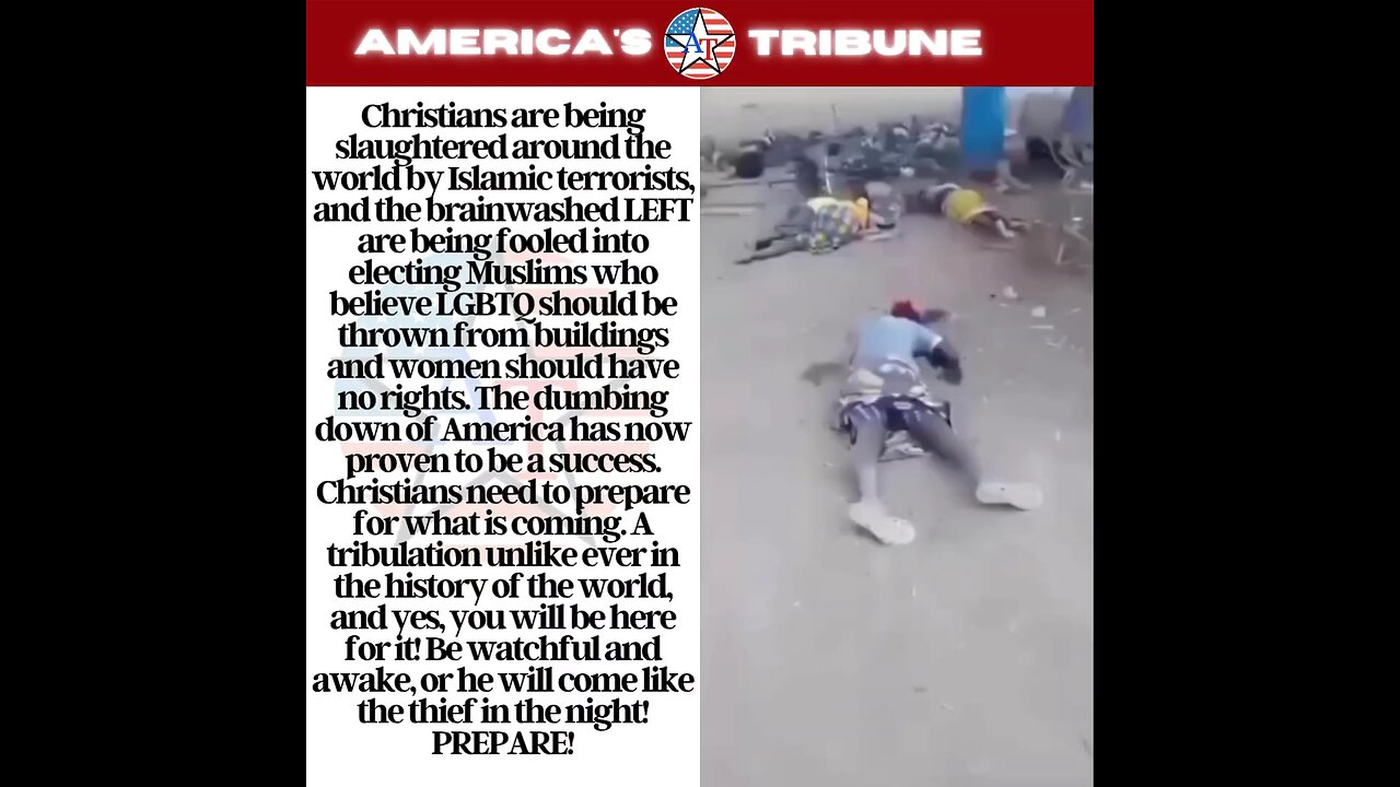 Christians are being murdered by Mulsims worldwide