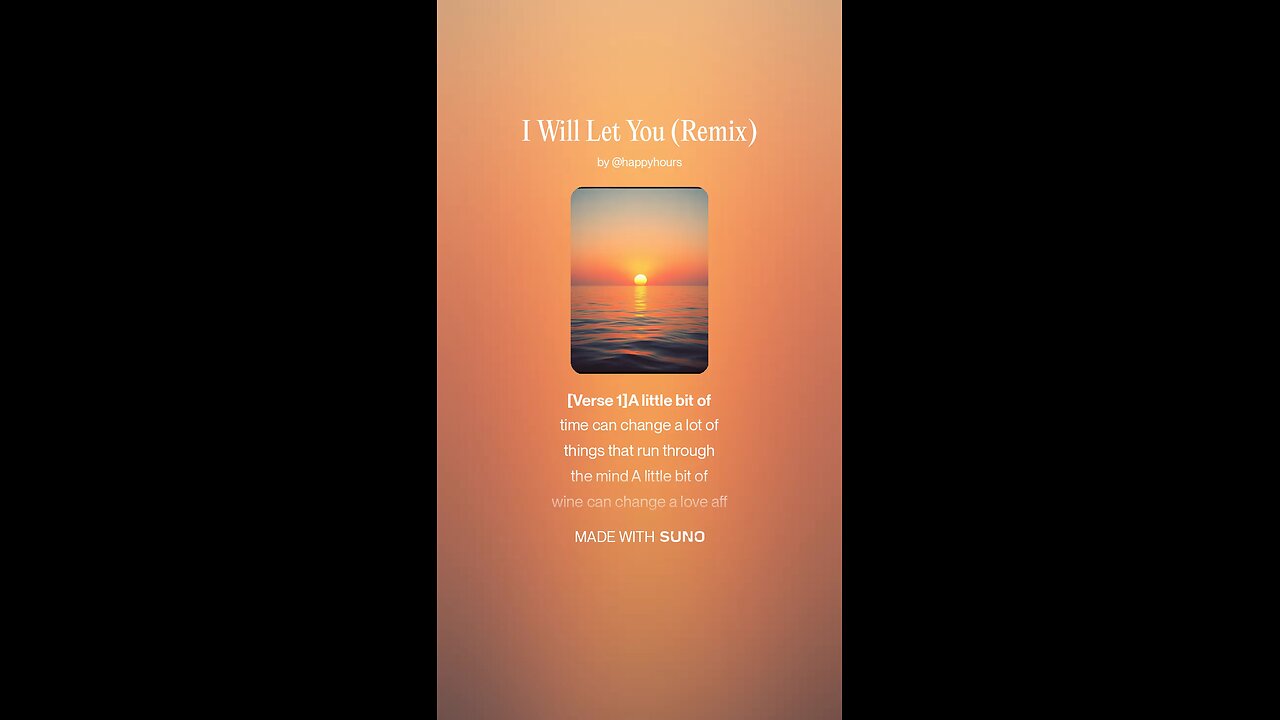 I will let you