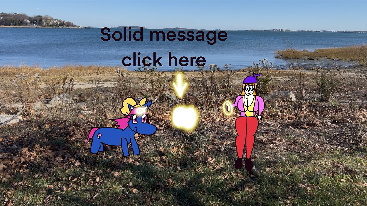 Daphne and pony solid message