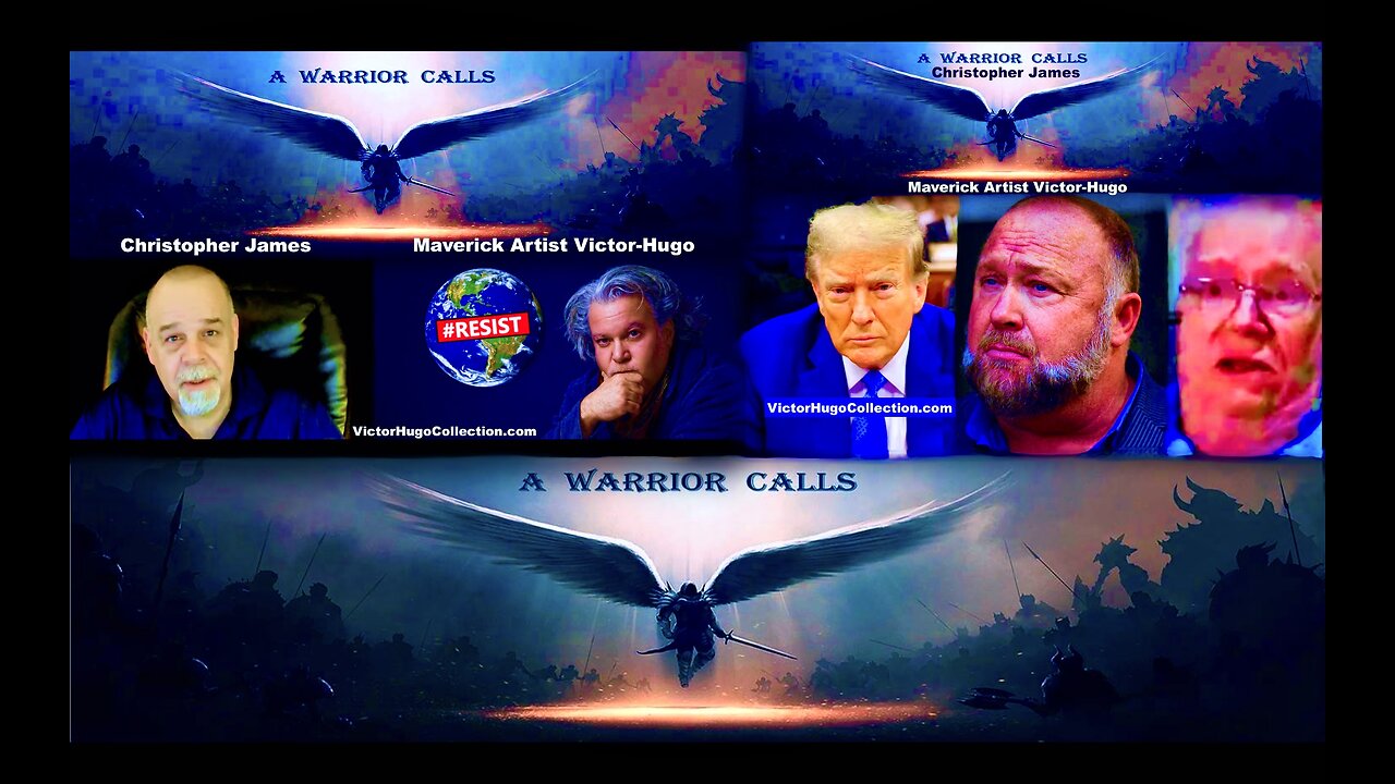 Christopher James Warrior Calls Victor Hugo Expose Trump Controlled Opposition Alt News Media Shills