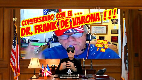 CONVERSANDO CON EL DR. FRANK DE VARONA - 06. 13. 2025 - 7 PM