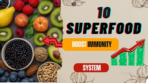 10 Superfoods to Boost Your Immune System Stay Healthy & Strong! 2025 #healthyfood #healthylife