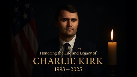 Rest In Peace Charlie Kirk... Real News with Lucretia Hughes
