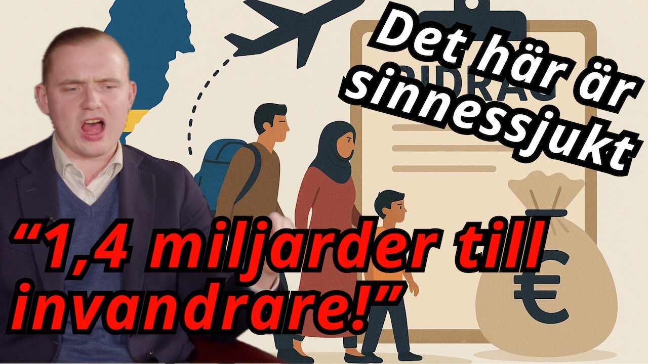 Svenskar SVÄLTER men invandrare får ytterligare 1,4 miljarder av staten - Tor-Björn Änglasjö