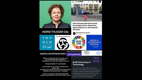 TU Delft is gekoppeld aan het WEF en krijgt Trilateral Commission bestuursvoorzitter