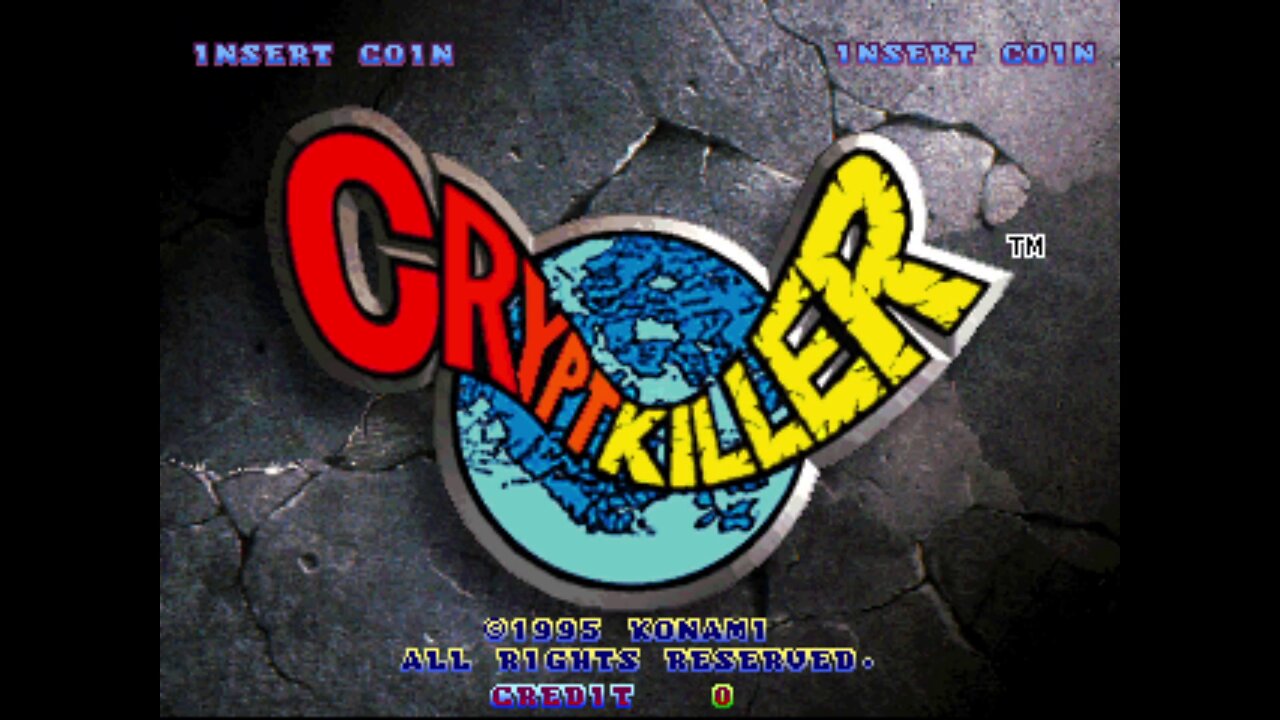 Crypt Killer Arcade Game, Konami 1995, Longplay Playthrough