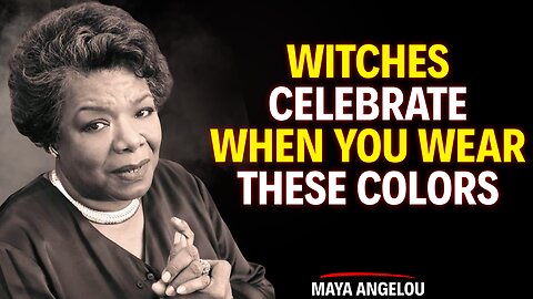 God Revealed This to Me — Never Wear This Color Again! | Maya Angelou