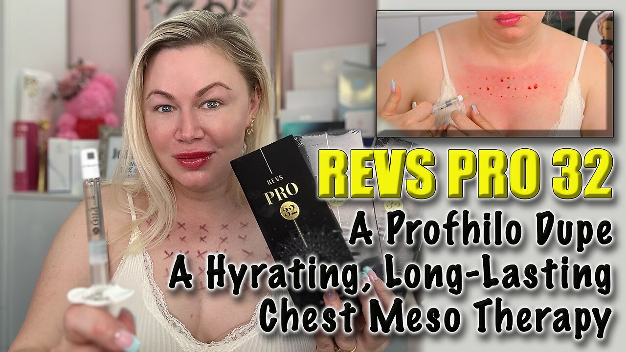 Revs Pro 32, A Profhilo Dupe, for LONG Lasting Chest Meso! Code Jessica10 Saves you money