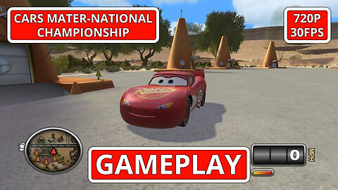 Cars Mater-National Championship: Gameplay - (PC HD) [720p30FPS]