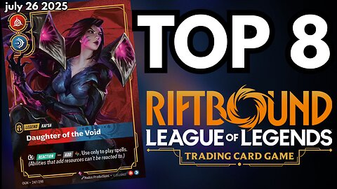 Riftbound TCG: TOP 8 Decks From Riftbound Weekly Tournaments