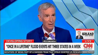 CNN's Climate Circus Of Cringe: Bill Nye Blames Fossil Fuels For Deadly Texas Floods