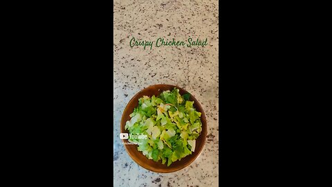 Crispy Chicken Salad