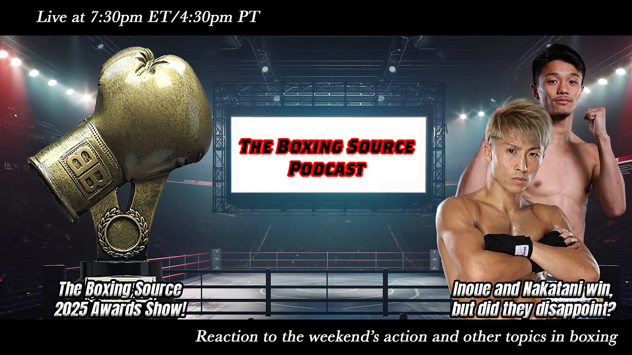 THE 2025 BOXING SOURCE AWARDS SHOW!