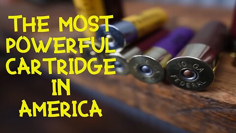 In America there is no cartridge more powerful than 12 CALIBER!