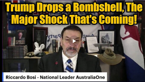 Riccardo Bosi 3.22.25 - Trump Drops a Bombshell, The Major Shock That's Coming!