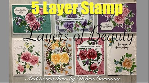 5 Layer Stamp Layers of Beauty Set