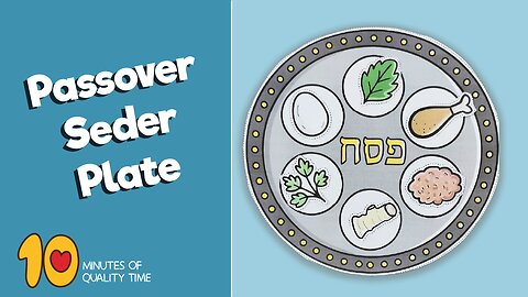 Passover Seder Plate Craft