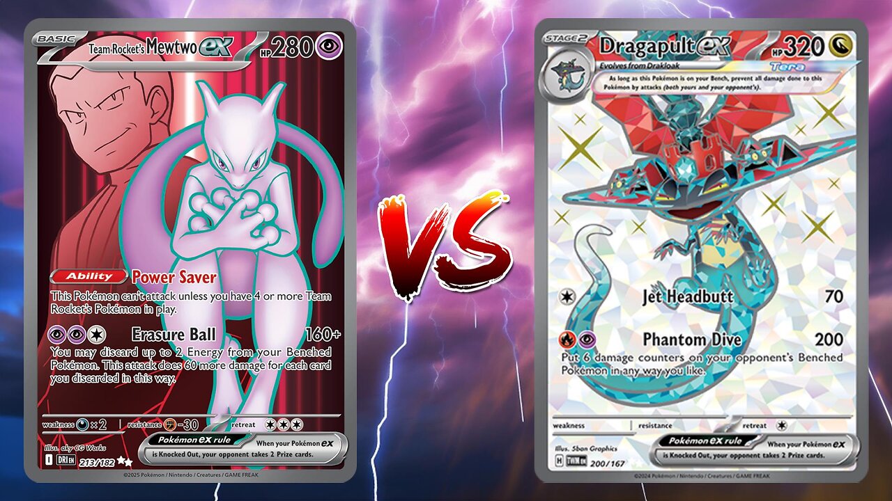 Pokemon TCG Live Team Rocket's Mewtwo EX Spidops VS Dragapult EX!!