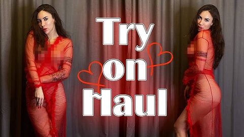 [4K TRY ON HAUL] Transparent Clothing | Try-On Haul | See Every Detail in 4K
