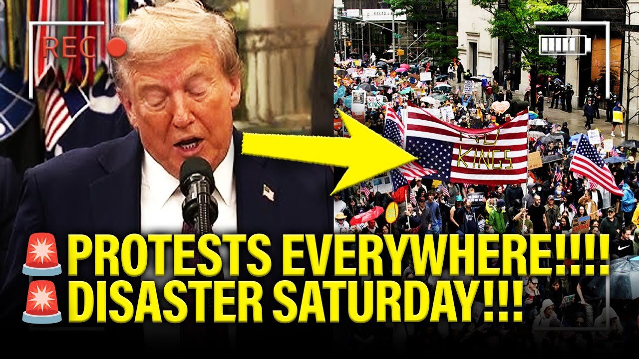 Trump has DISASTER SATURDAY over NO KINGS PROTESTS