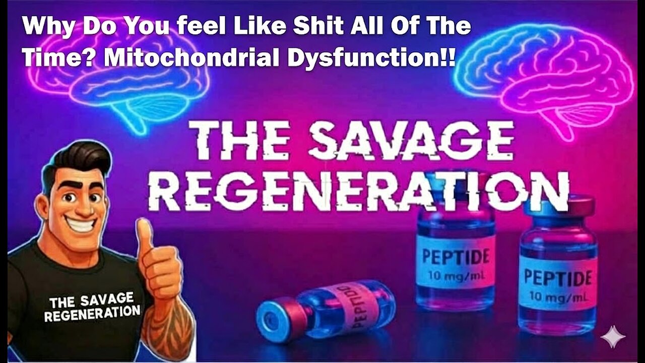 Why Do You Feel Like Shit All Of The Time? Mitochondrial Dysfunction!!