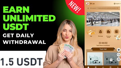 New Online Earning Platform | Highest Daily Income | Earn Unlimited USDT Daily | Join Now |