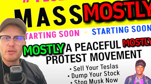 Deep DIVE into LIBERALS threatening ELON MUSK with MOSTLY PEACEFUL ACTS