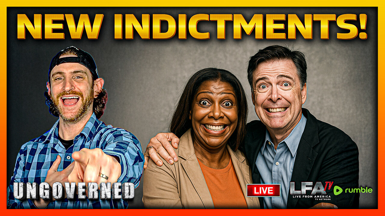 NEW COMEY, LETITIA JAMES INDICTMENTS COMING! | UNGOVERNED 12.2.25 10AM