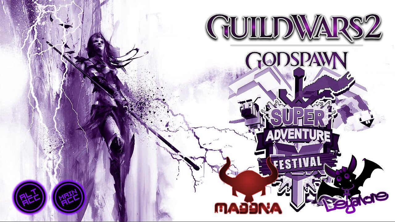 [Co-op] Guild Wars 2 with MADDNA, Zmajuga, BaLuMon & WednesdaysNobody ~ Super Adventure + Dungeons